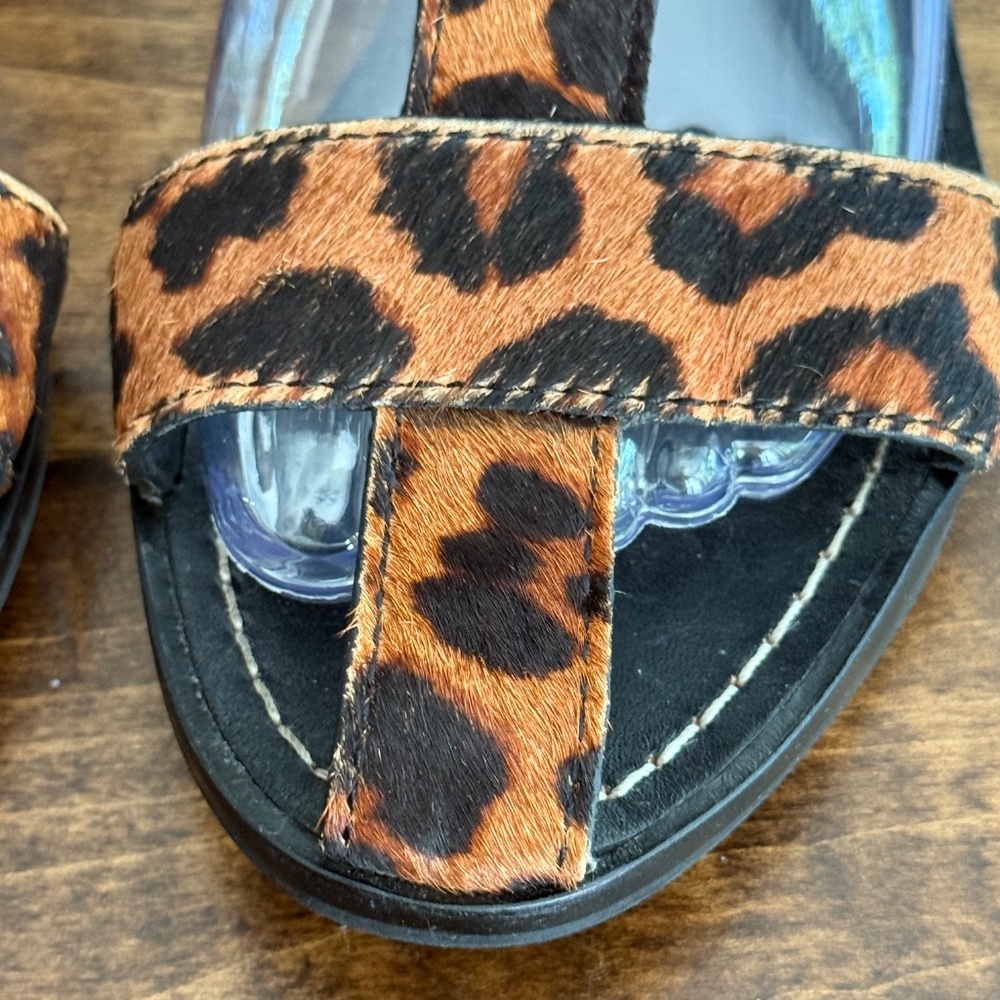 Jeffery Campbell Women's Leopard Print Strappy Sandals Size 8 - Picture 4 of 10